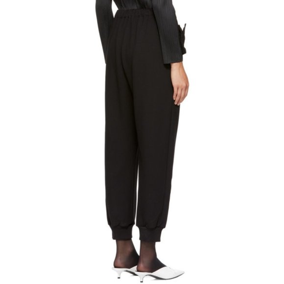 SIMONE Rocha Black Bow Jogger Lounge Pants Size Large - Picture 3 of 14
